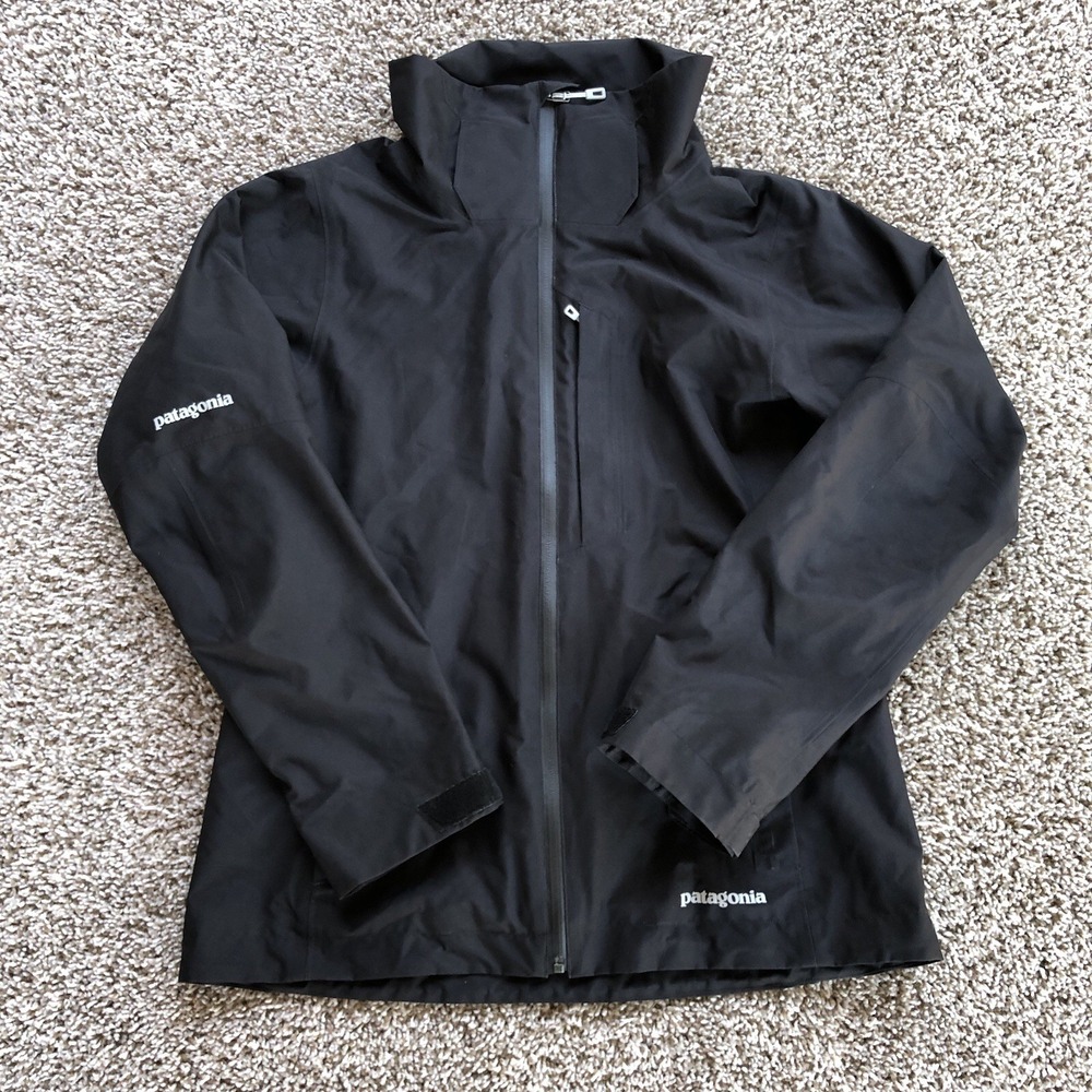 Patagonia 3-in-1 Snowbelle Jacket Womens Size Small Black H2NO RECCO 31679 READ